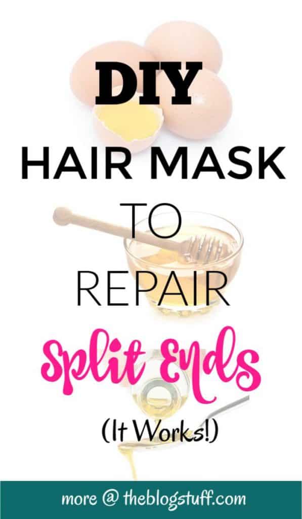 Split ends repair DIY hair mask