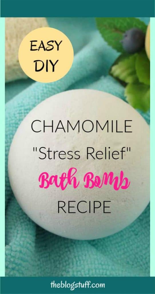 Chamomile bath bomb - Chamomile DIY bath bomb recipe