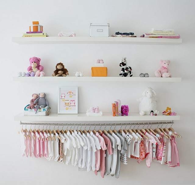 No closet baby organization clothes