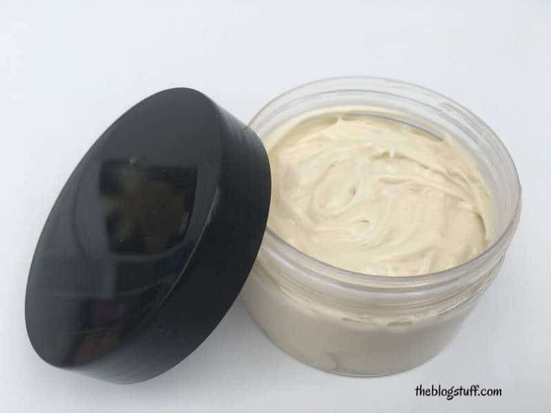 Homemade face cream with Shea butter