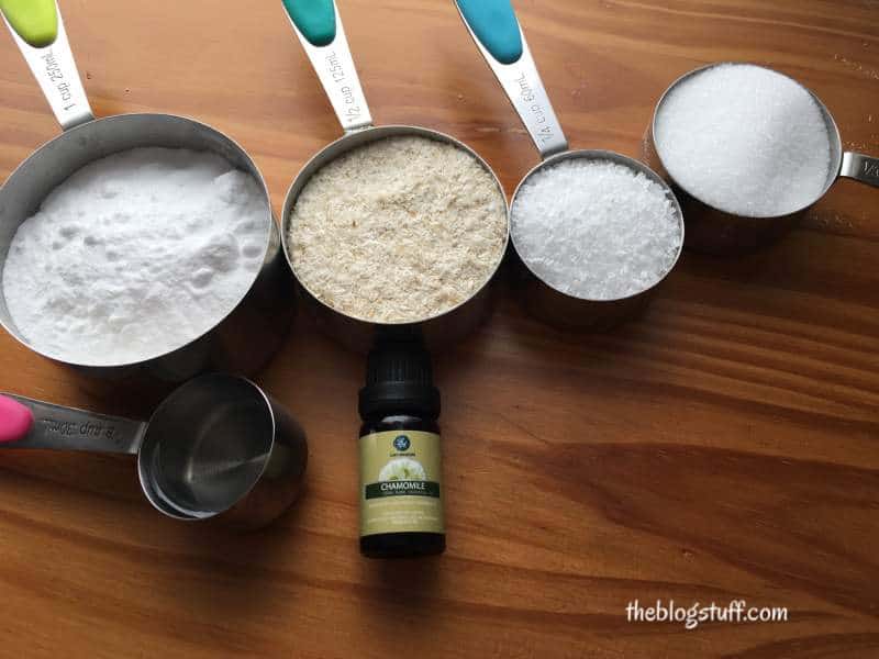 Oatmeal bath bomb ingredients