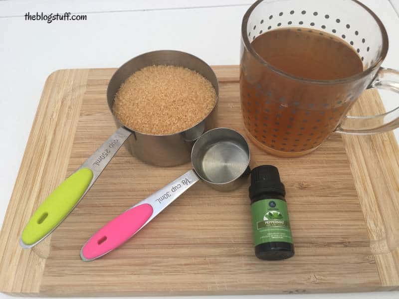 Brown sugar scrub ingredients