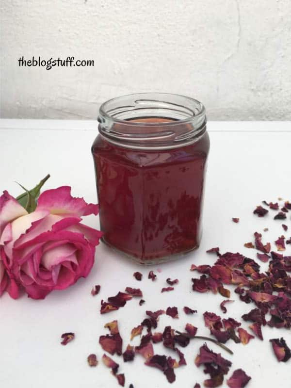 Easy homemade rose water recipe