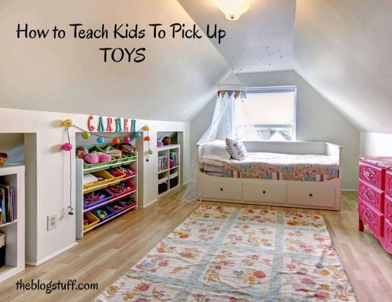 Organized child bedroom