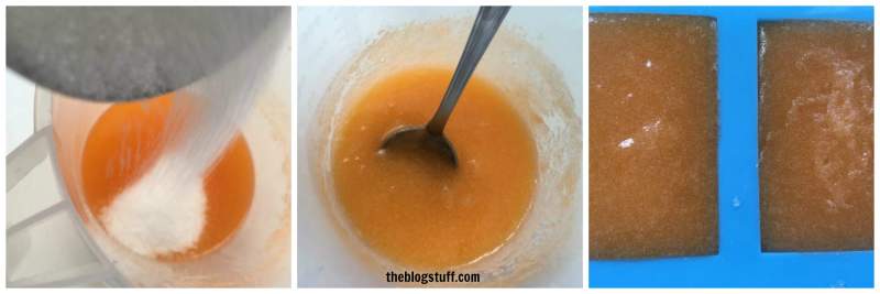 add sugar orange sugar scrub cubes