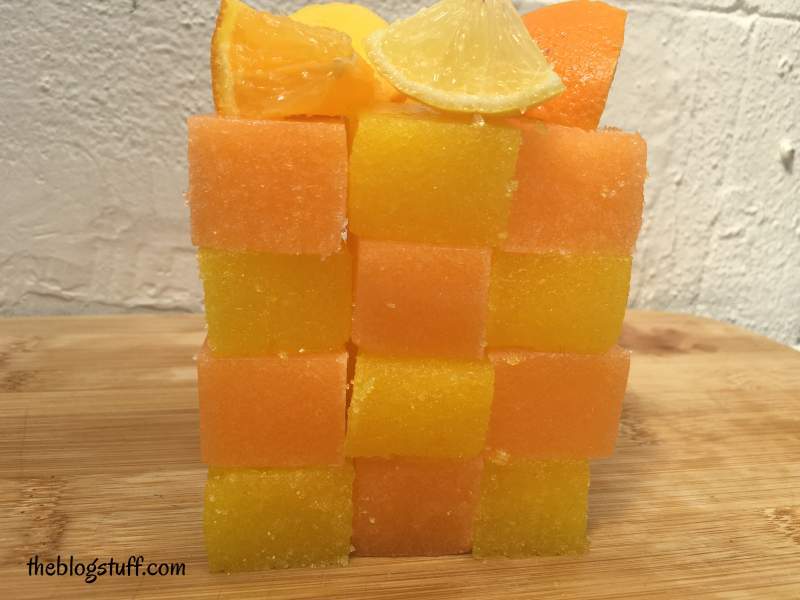 diy sugar scrub cubes