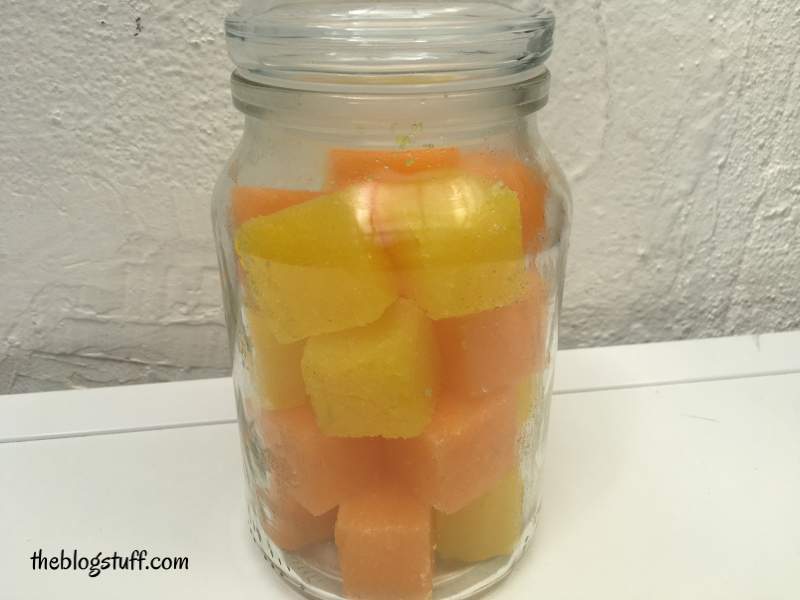 how to store sugar scrub cubes