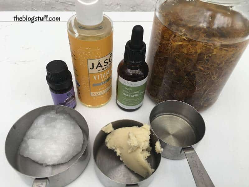 DIY eczema cream ingredients