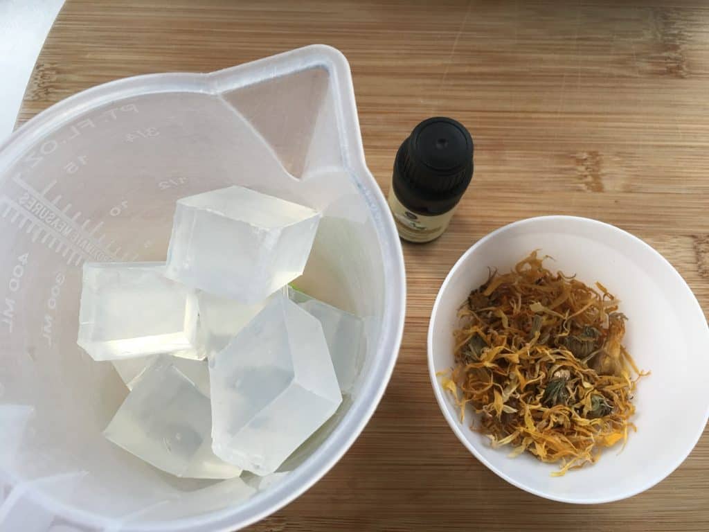 Calendula massage soap ingredients