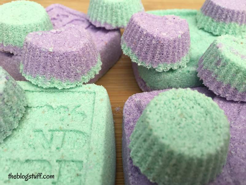 Homemade shower tablets