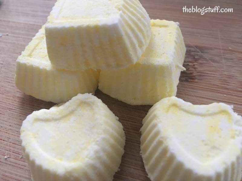 Diy shower melts recipe with lemon essential oil