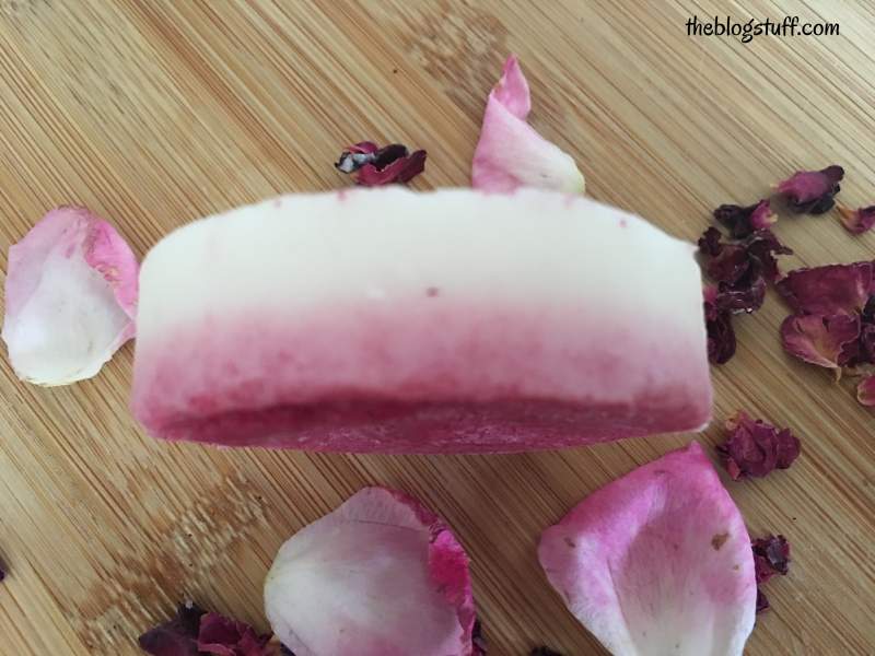 Bicolor DIY lotion bar 