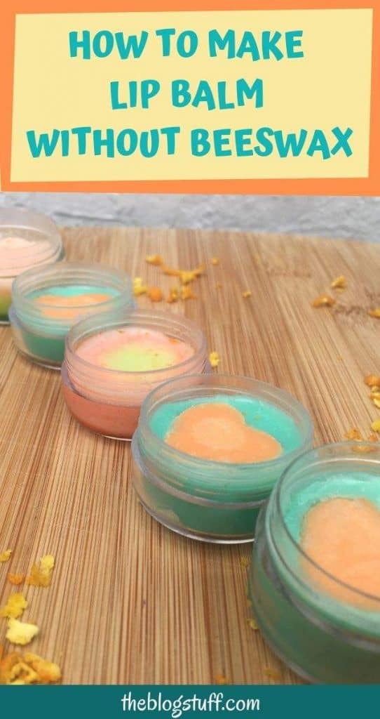 DIY lip balm no beeswax