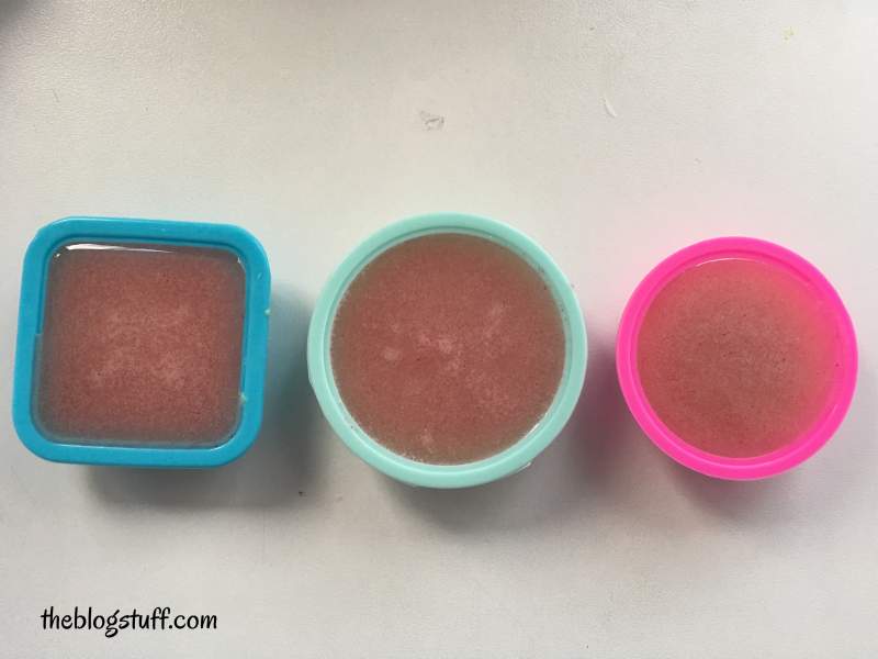 Lotion bar in molds