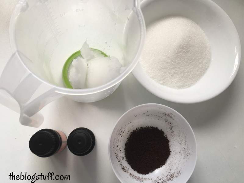 Coffee body sugar scrub ingredients