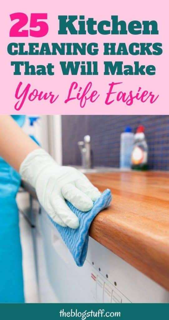 Kitchen cleaning hacks