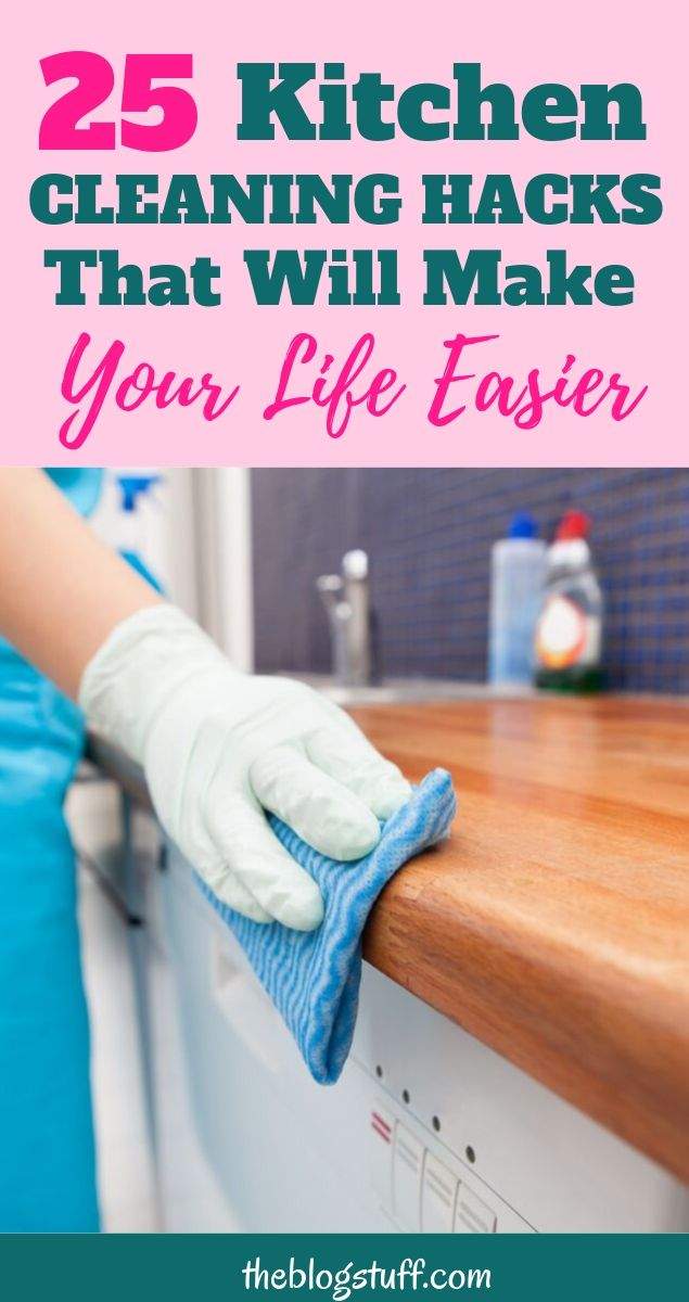 kitchen cleaning hacks