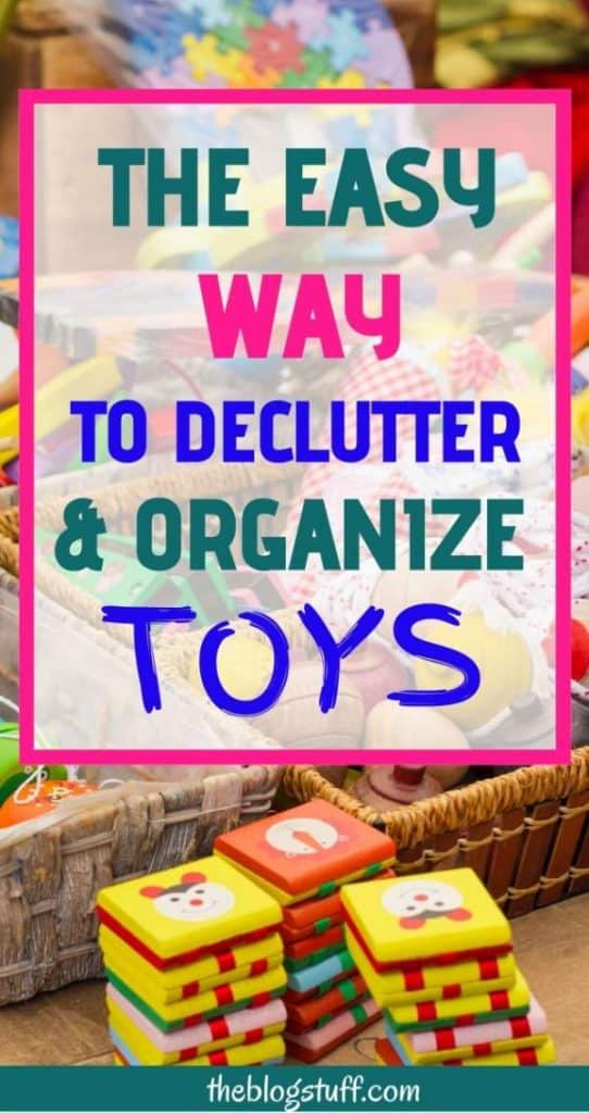 How to declutter and organize kids toys