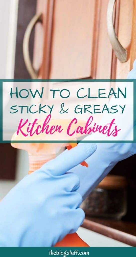 Best way to clean greasy kitchen cabinets