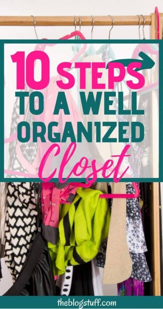 Closet organization hacks and storage ideas