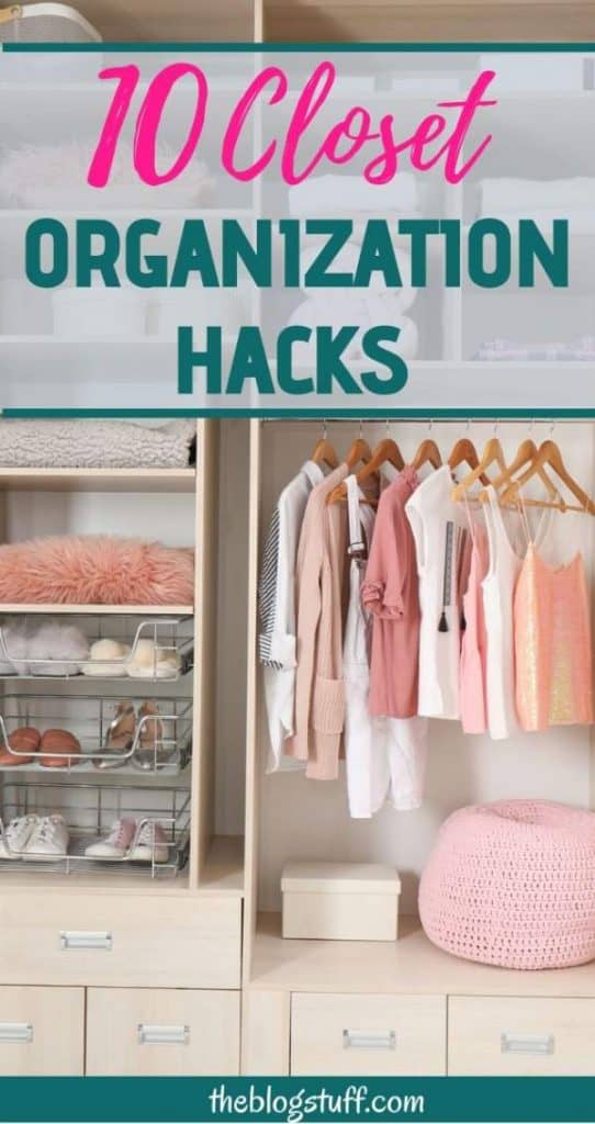 Closet organization hacks