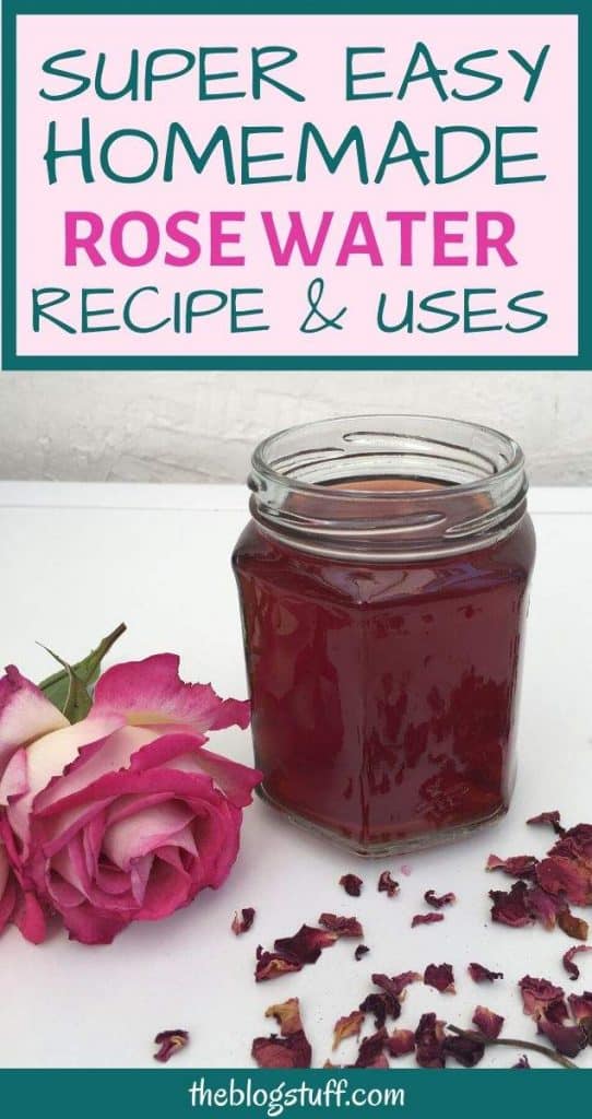 Homemade rose water recipe