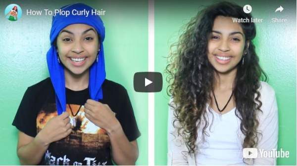 curly hair youtube video