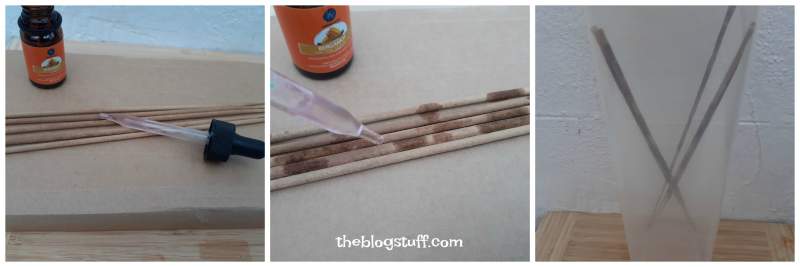 Scent a room with diy incense and essential oils