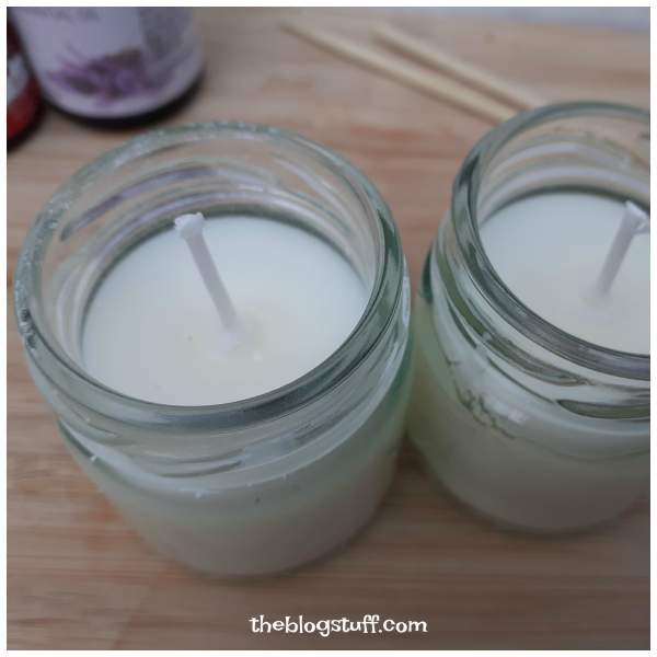 DIY aromatic candles