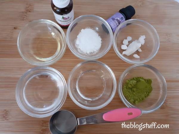 Matcha moisturizing mask ingredients