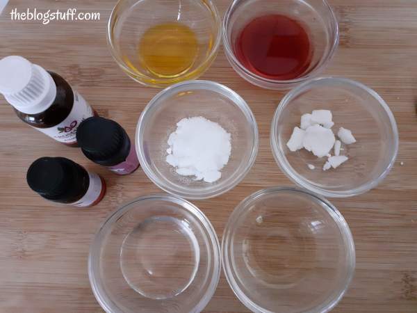 DIY rose water cream ingredients