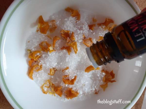 diy scented bag citrus peel