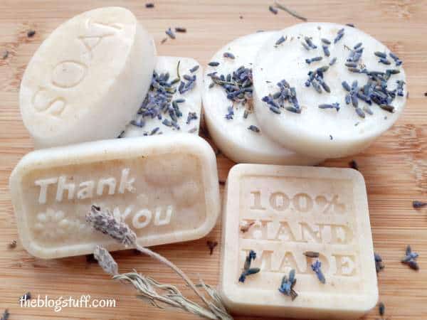 6 Lavender soap bars