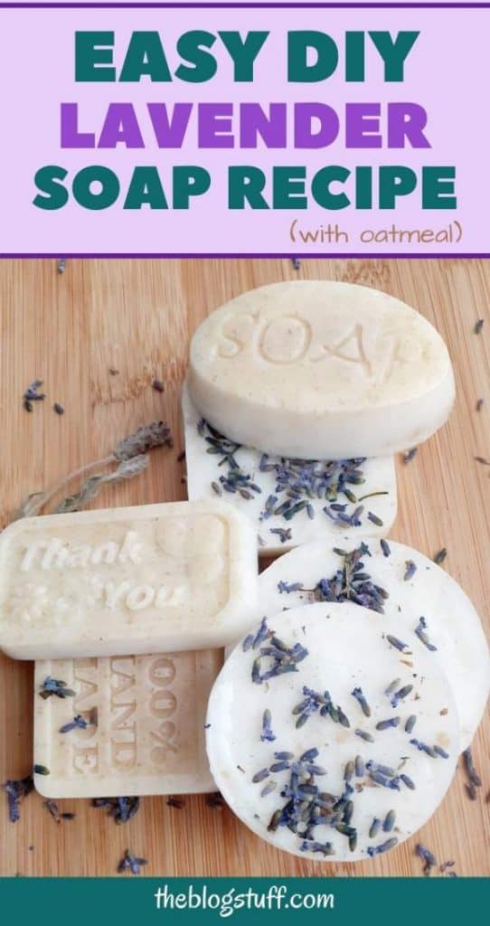 DIY lavender soap