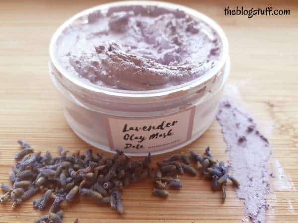 Ready lavender clay mask