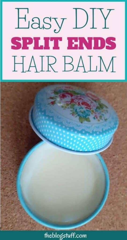 Homemade split ends balm