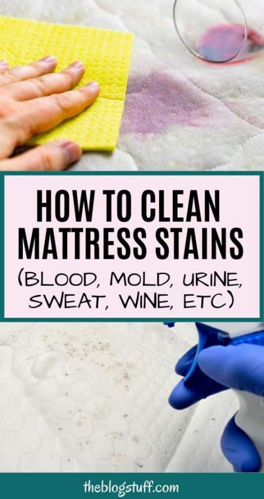 How to clean mattress urine