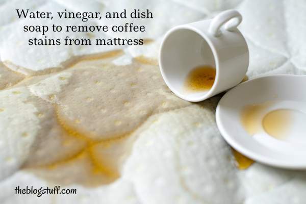 How to remove coffee stains from a mattress