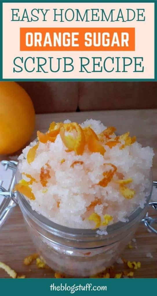 How to make orange sugar scrub