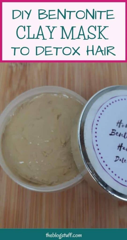 DIY clay mask for hair