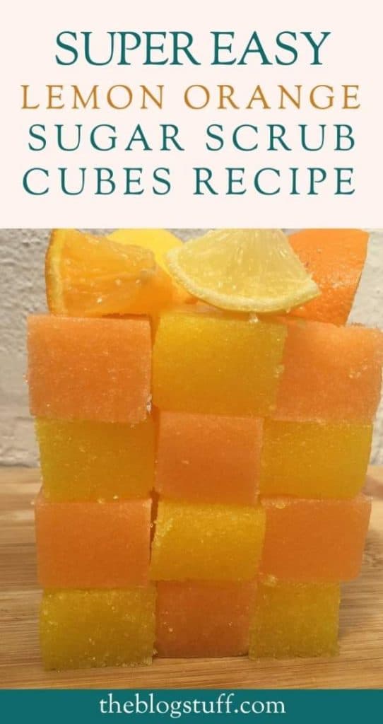 lemon orange sugar scrub cubes recipe 1