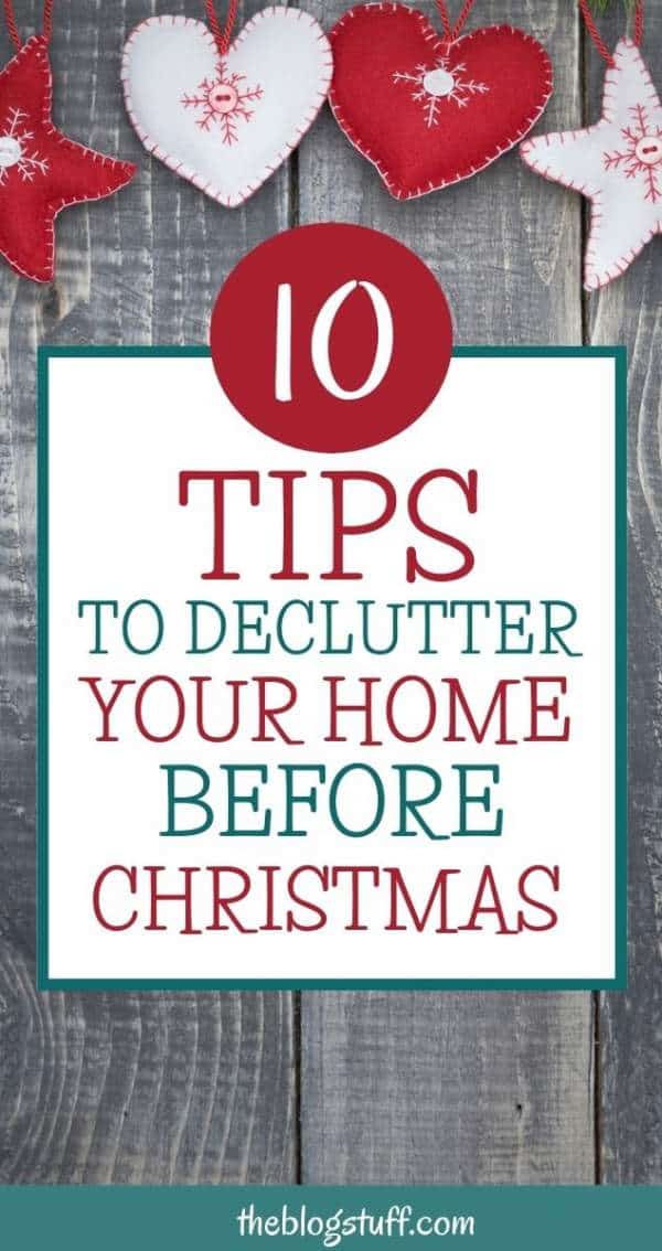 declutter before christmas 1