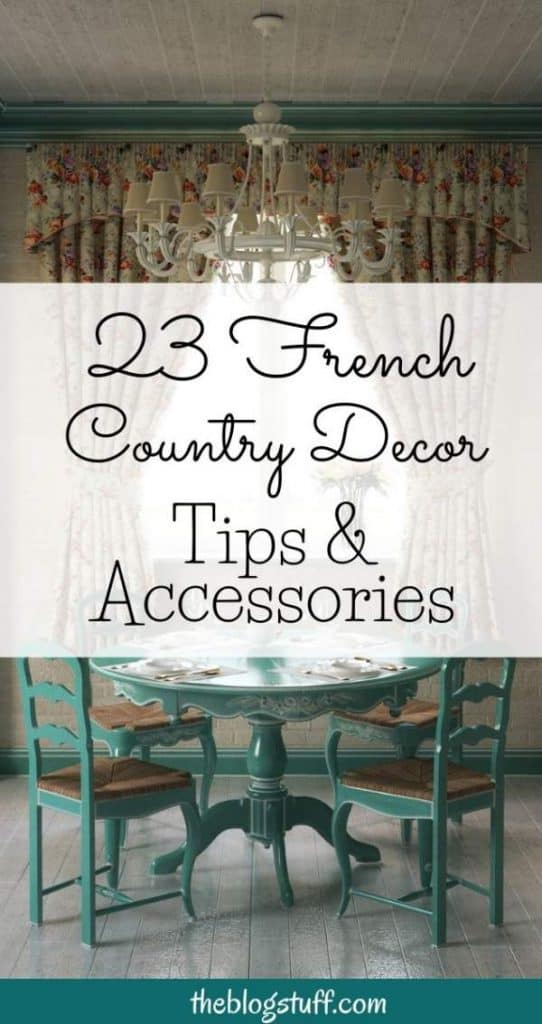 french country decorating tips 1