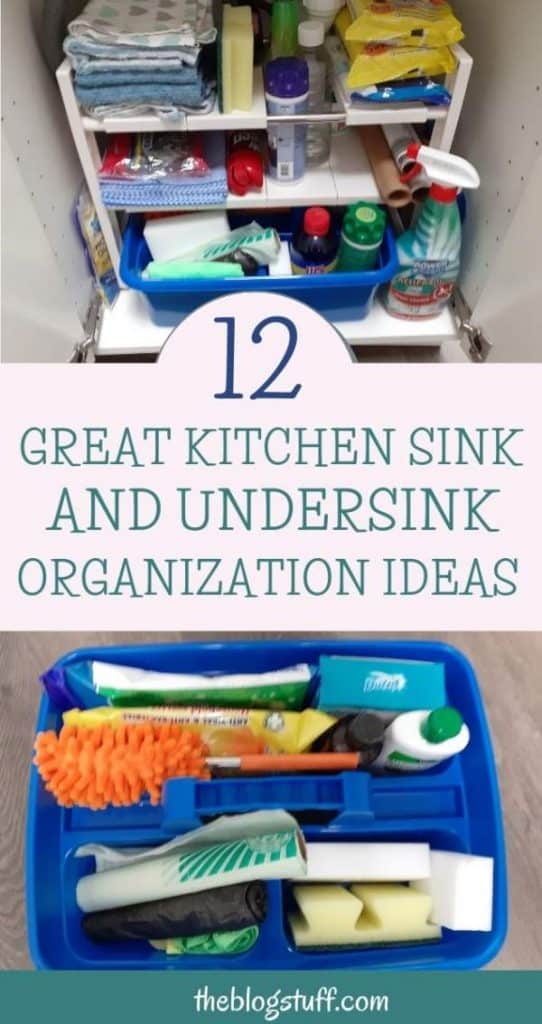 How to organize under the sink kitchen