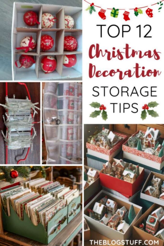 Christmas decoration storage tips