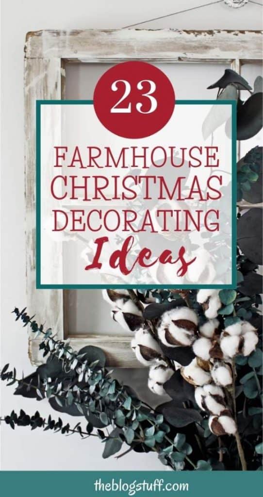 Farmhouse Christmas decor ideas