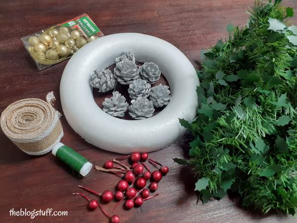 diy rustic wreath supplies