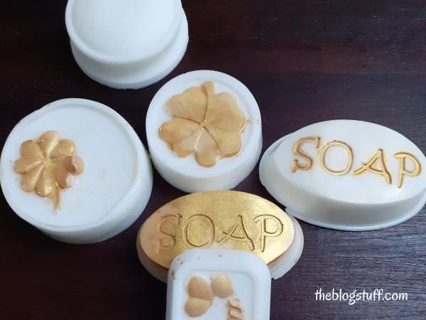 diy soap mica gold