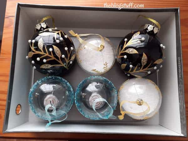 Storing fragile Christmas ornaments