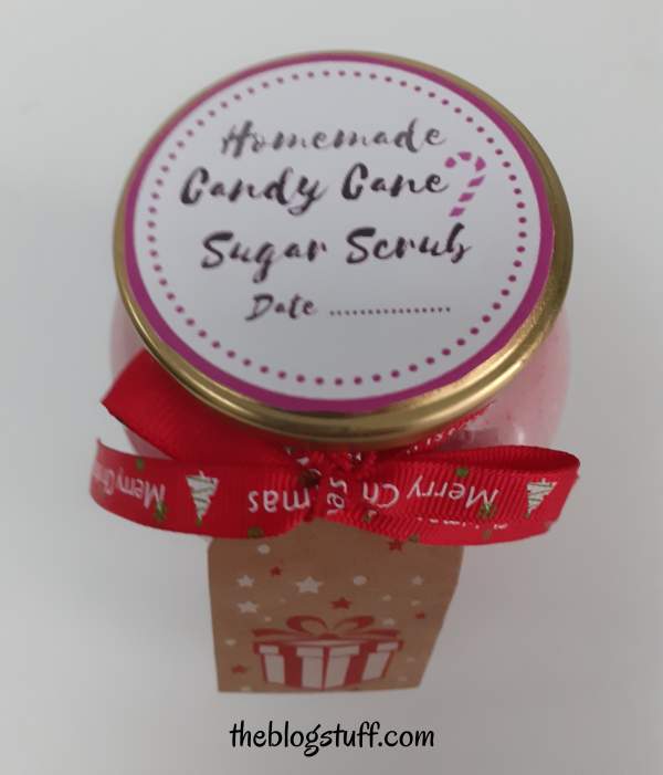 diy candy cane sugar scrub recipe